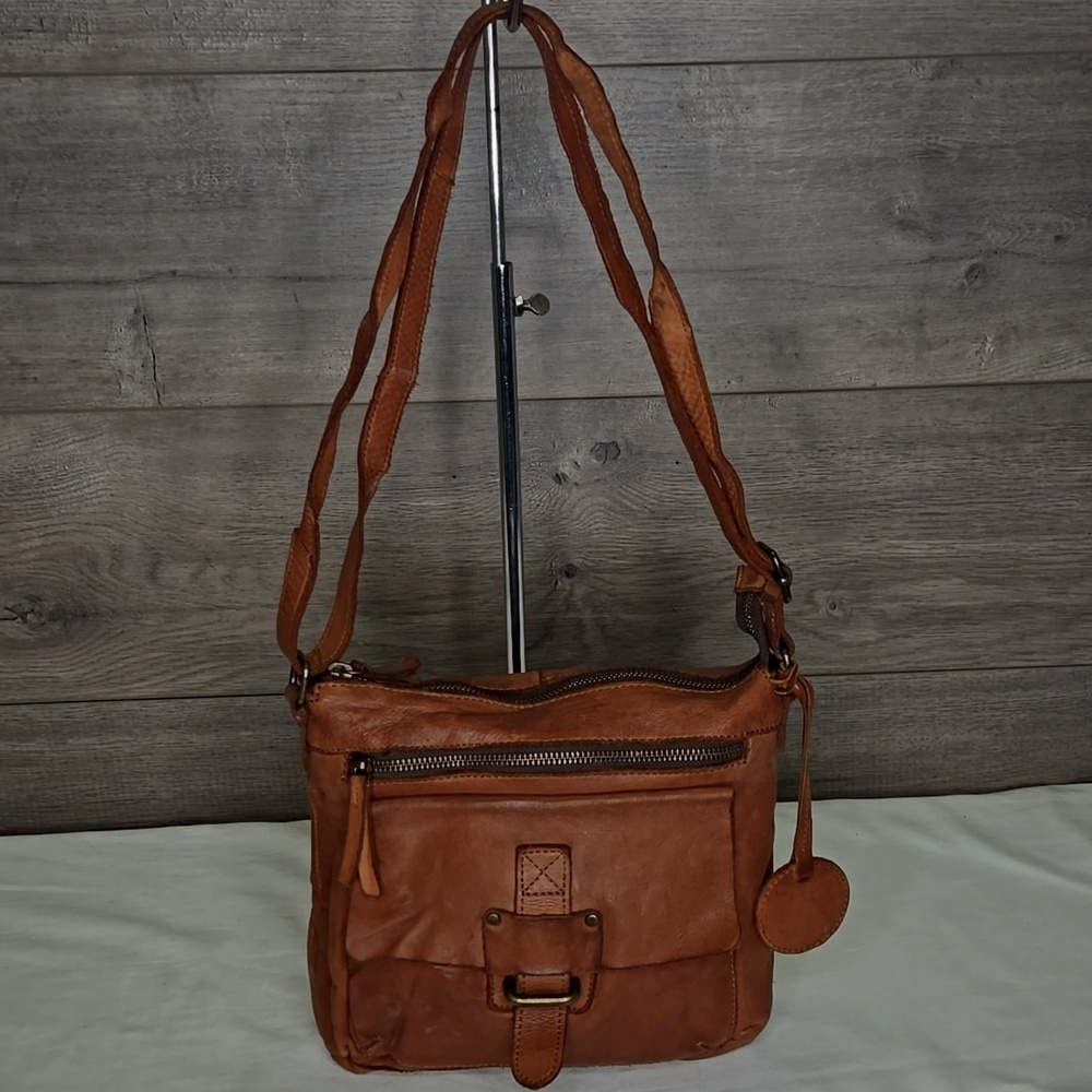 Harbour 2Nd Brown Leather Crossbody Bag